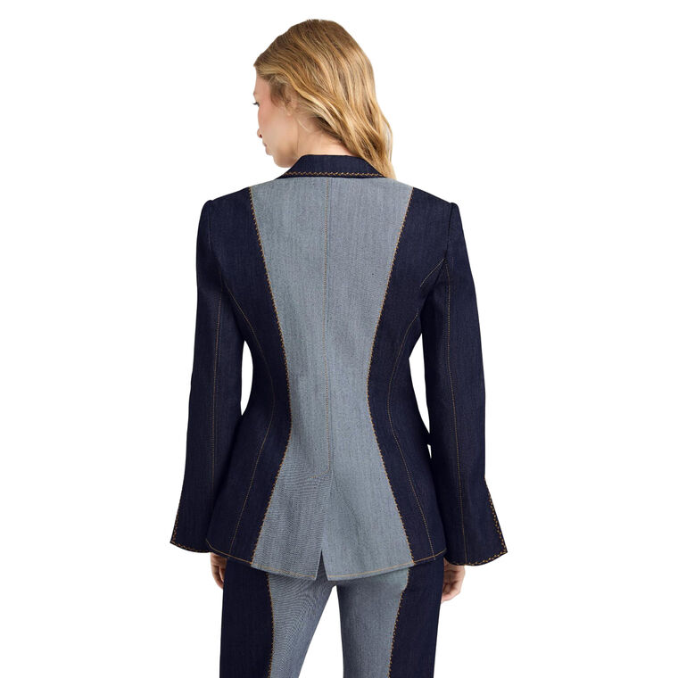Contrast Sallie Denim Jacket image number null