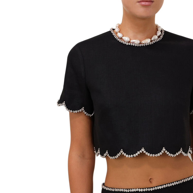 Crush Scalloped Top image number null