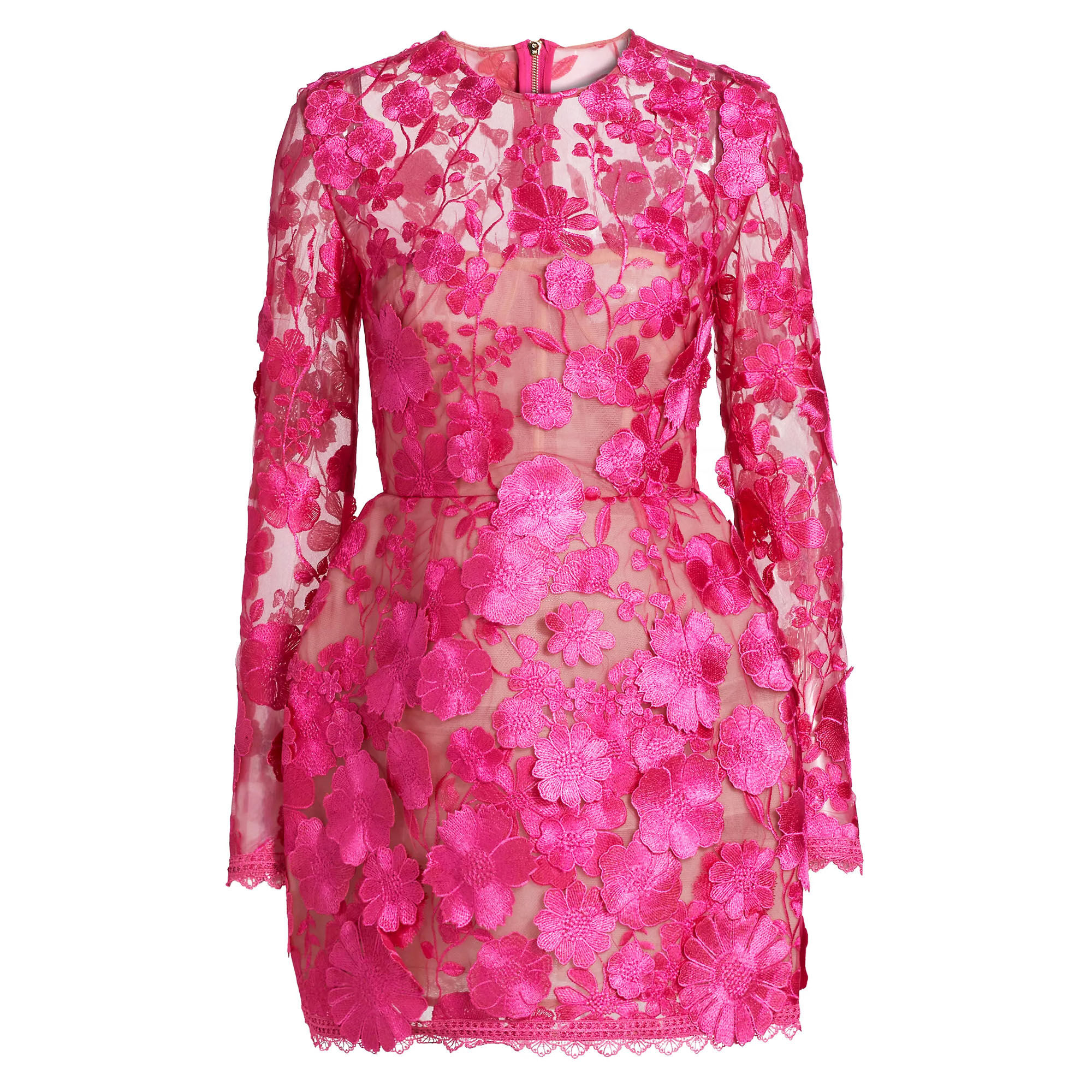 Self portrait 3d lily mini dress 2025