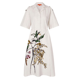 Short Sleeve Workwear Midi Dress