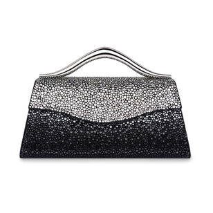 The Petit Wave Ombre Swarovski Crystal Top Handle Bag