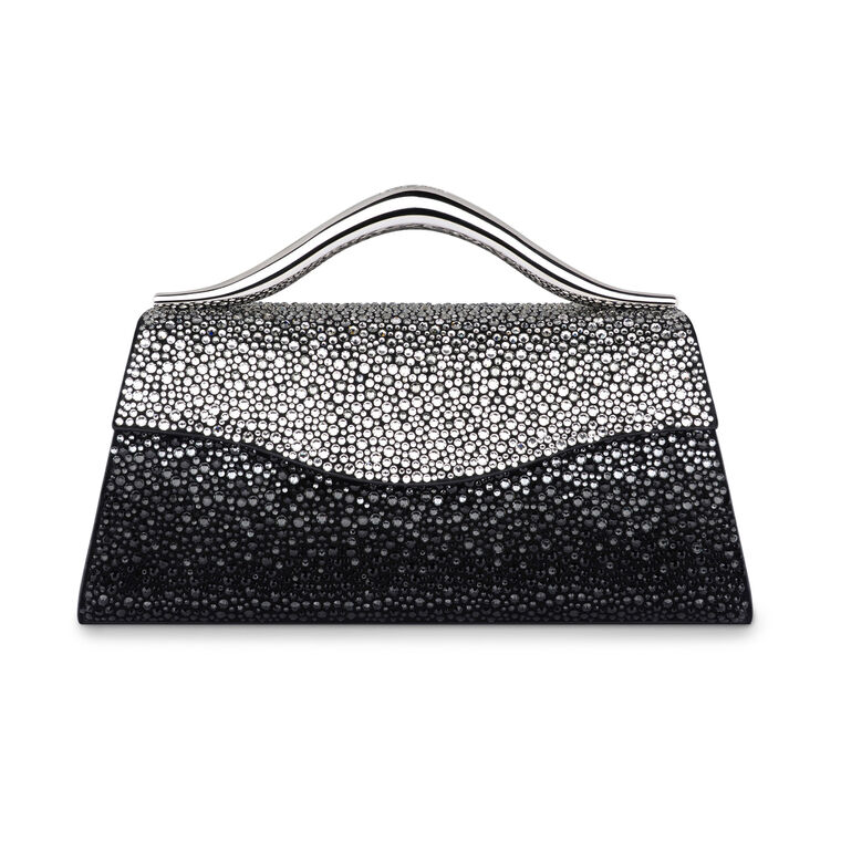 The Petit Wave Ombre Swarovski Crystal Top Handle Bag image number null