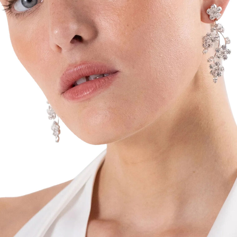 Adeline Crystal Earrings image number null