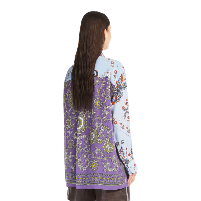 Alcazar Printed Crepe De Chine Shirt image number null