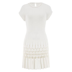 Dalia Pleated Knit Dress