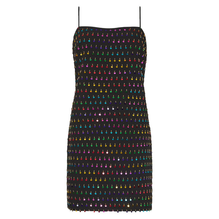 Colette Sequins Beaded Mini Dress image number null