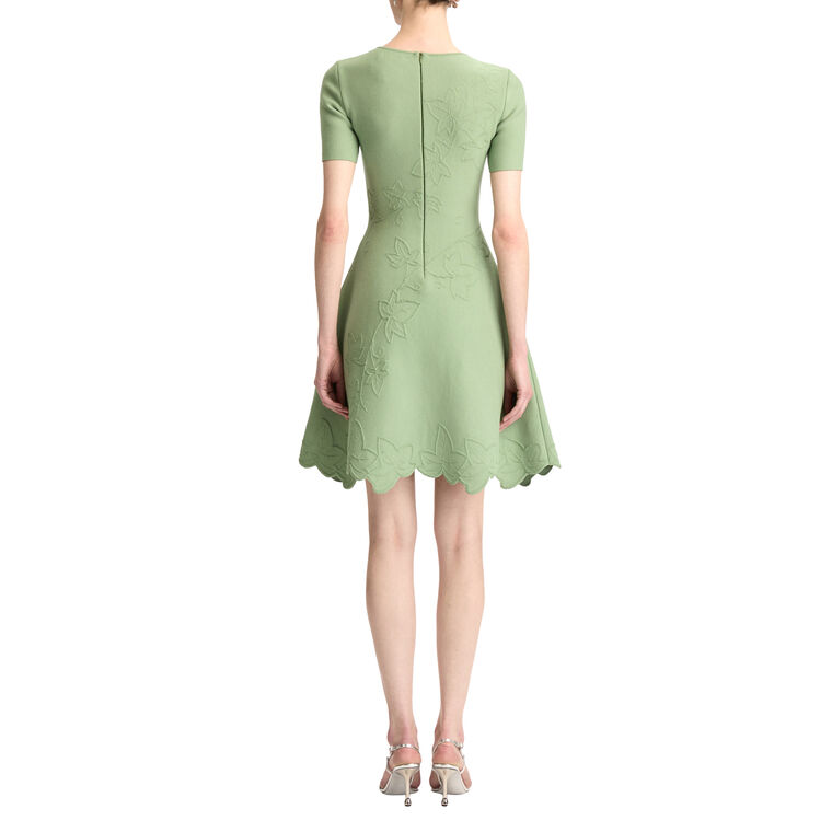 Ivy Cutout Embroidered Mini Dress image number null