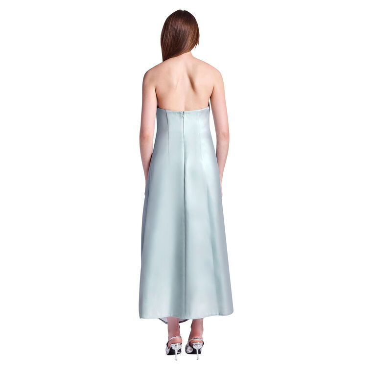 Kate Strapless Liquid Draped Gown image number null