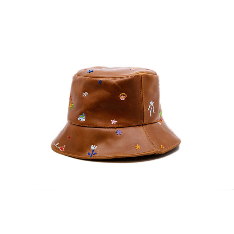 B 612 Leather Bucket Hat image number null