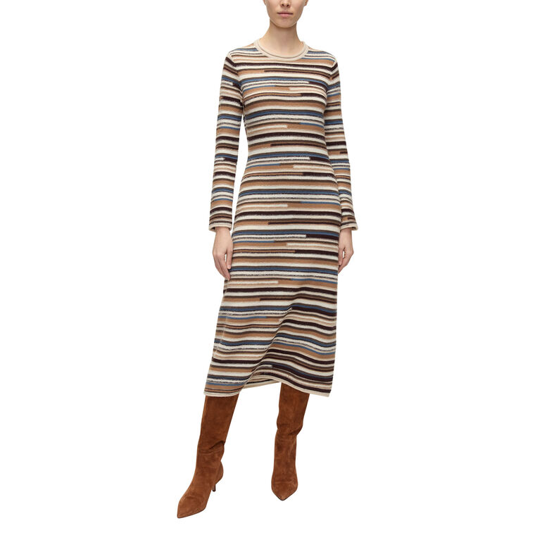 Sanders Long Sleeve Knit Maxi Dress image number null
