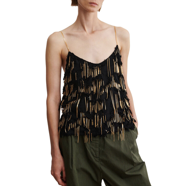 Simeon Brass Embellishment Tank Top image number null