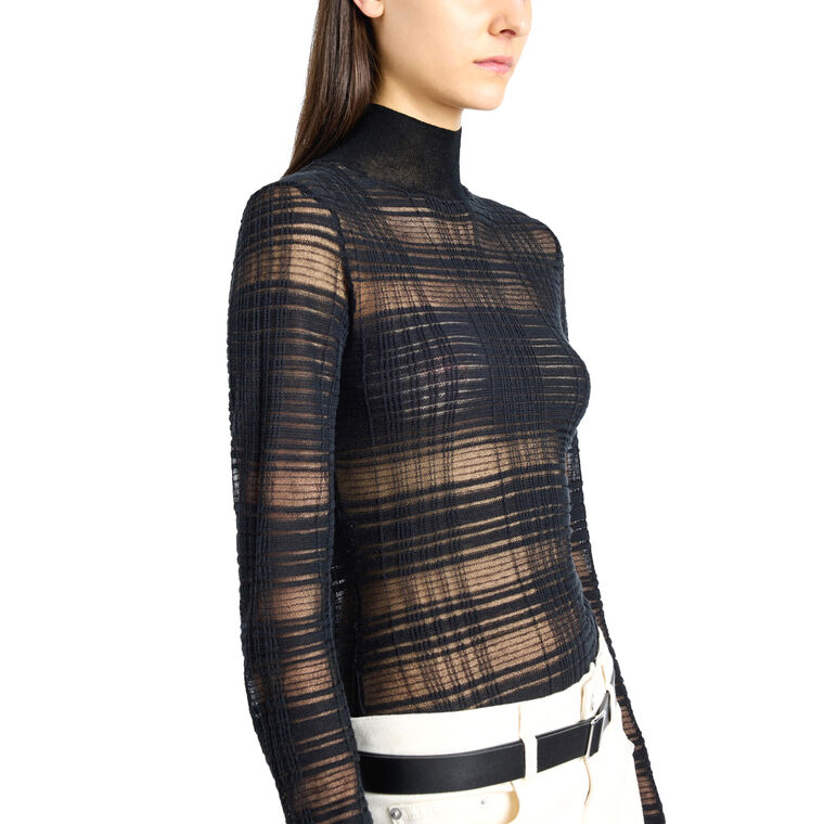 Stefanie Sweater In Plaid Knits image number null