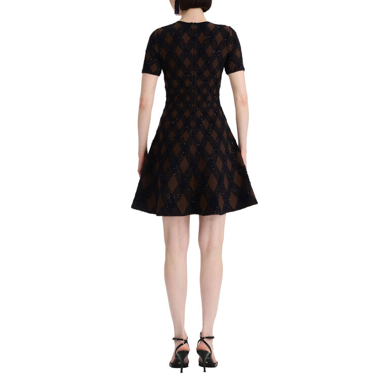 Argyle Knit Dress image number null
