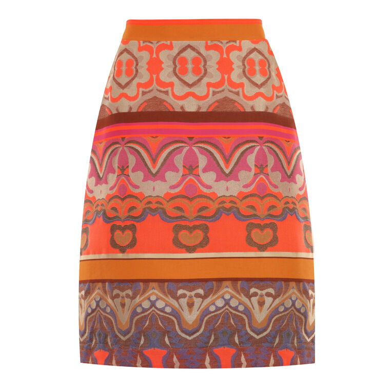 Palacio Jacquard Midi Skirt image number null