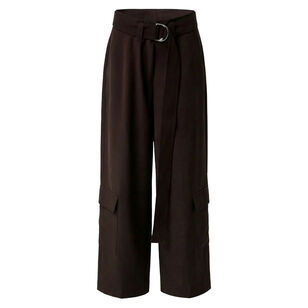 Zula Belted Wide-Leg Pants