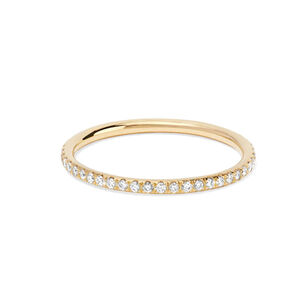 Yellow Gold Thread Band