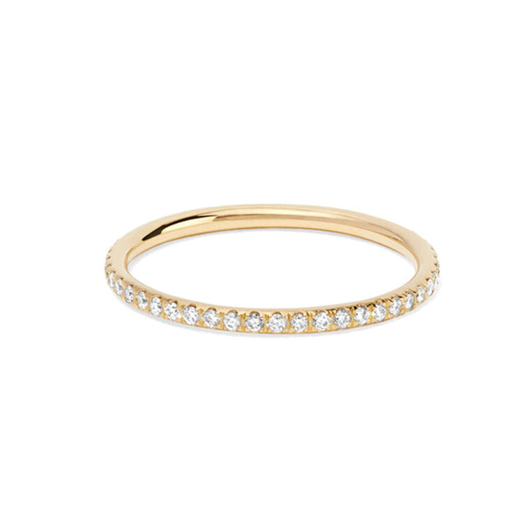 Yellow Gold Thread Band image number null