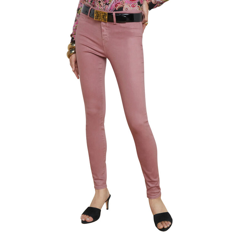 Marguerite Coated High Rise Skinny Jean image number null