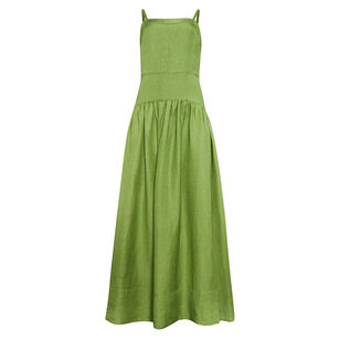 Newberry Spaghetti Strap Drop-Waist Maxi Dress