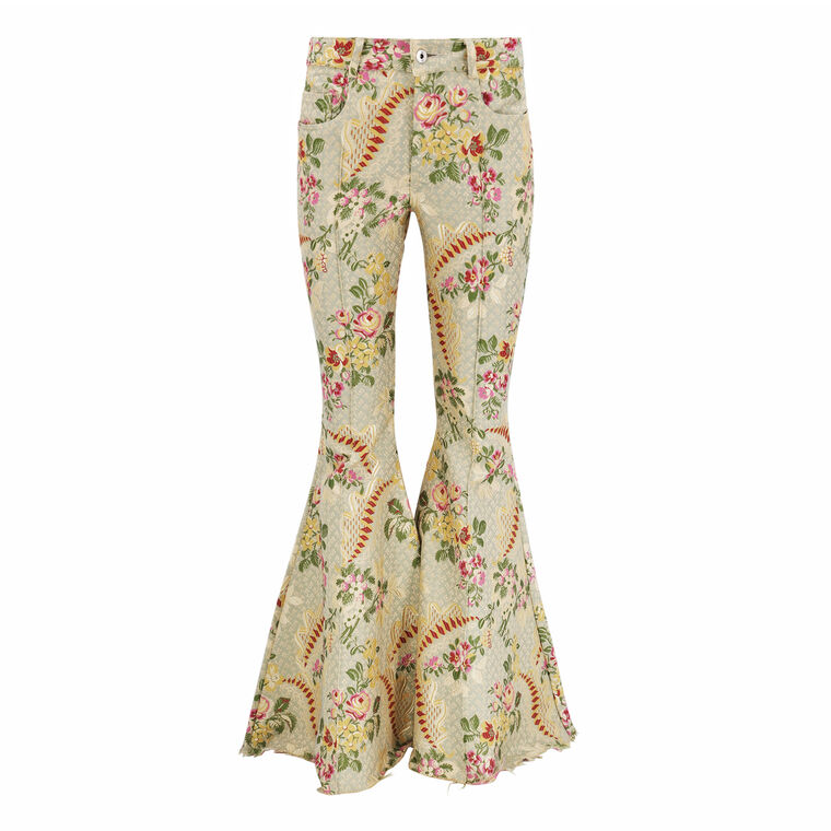 Brocade Extreme Flare Trouser image number null