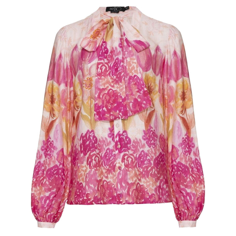 Sintra Long Sleeve Flower Shirt image number null