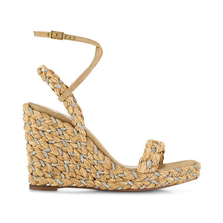 Costiera 120mm Crystal Wedge Sandal image number null