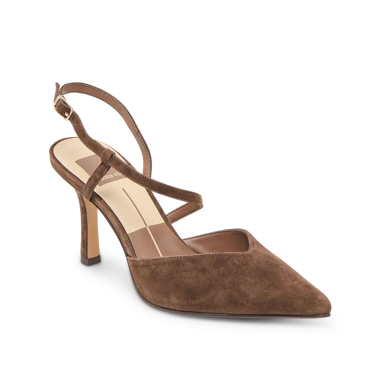 Karma Suede Pointed Toe Heels image number null