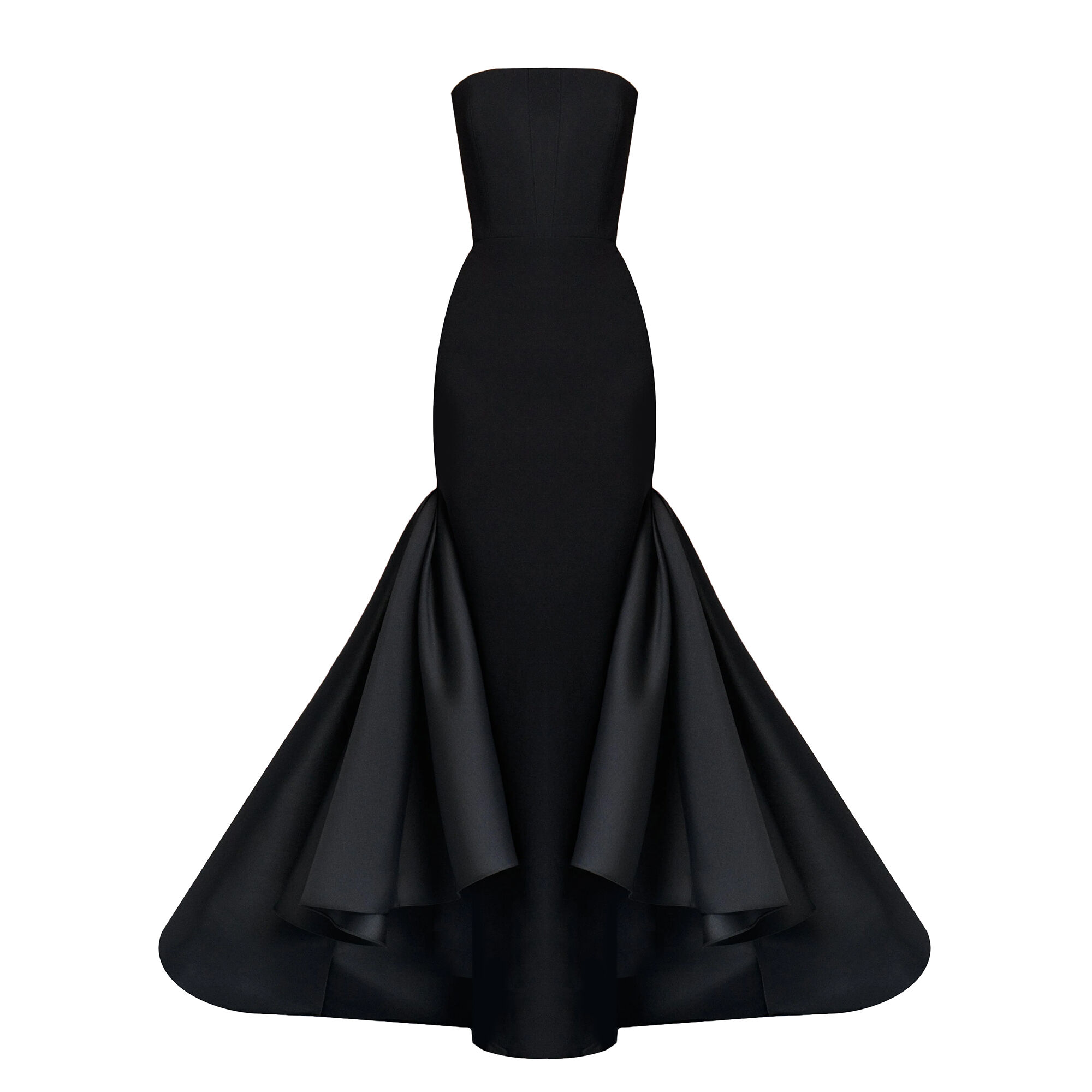 Jodi Strapless Gown With Train