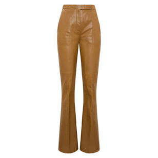 Sleek Statement Pants In Lamb Leather