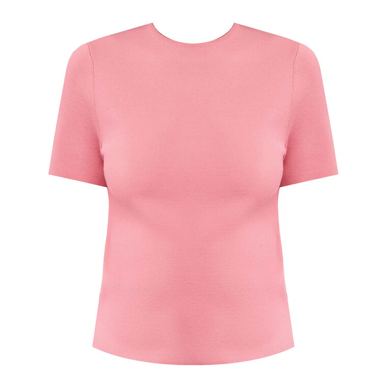 Milios Short Sleeve Knit Top image number null
