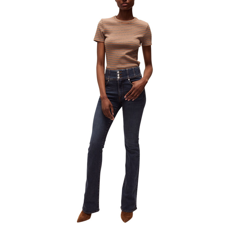Beverly High Rise Skinny Flare Jean image number null