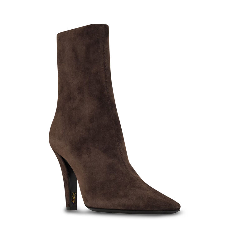 Jill 95mm Velvet Bootie image number null
