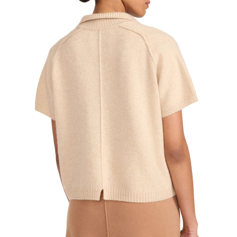 The Marlow Cashmere Polo Sweater image number null