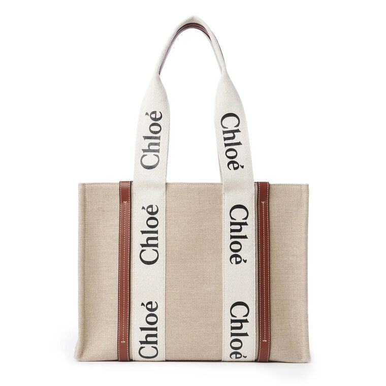 Woody Medium Canvas Tote Bag image number null