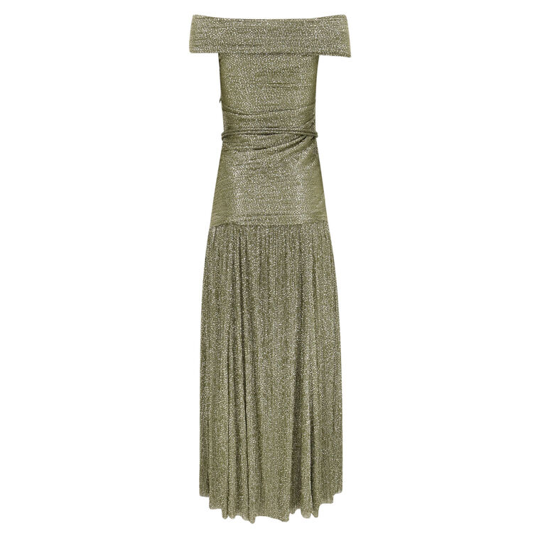 Nolan Off-Shoulder Belted Maxi Dress image number null