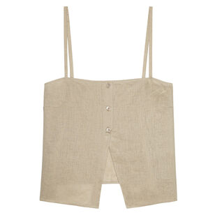 The Linen Button Cami