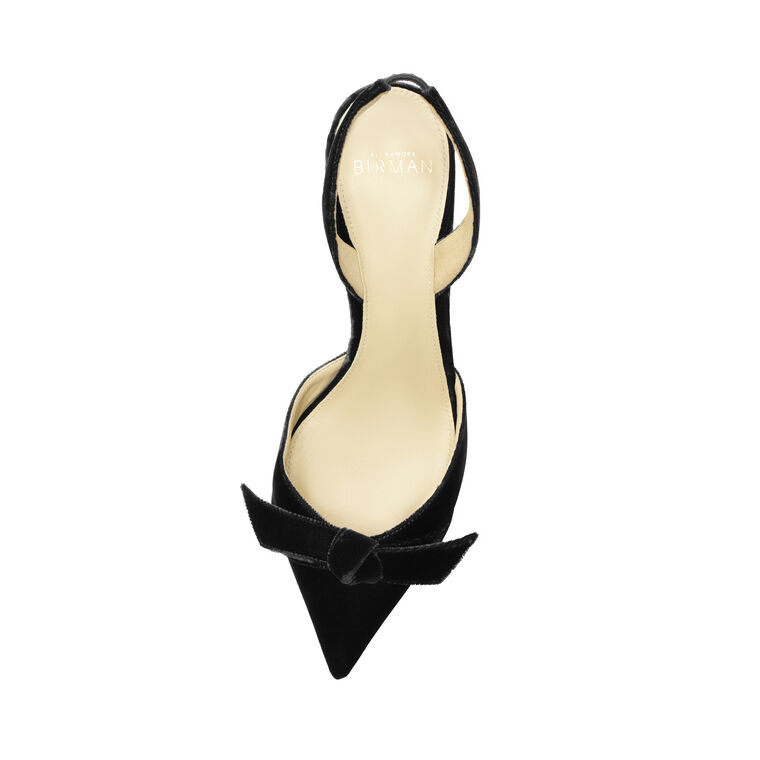 Clarita Bell 60mm Velvet Slingback Pump image number null