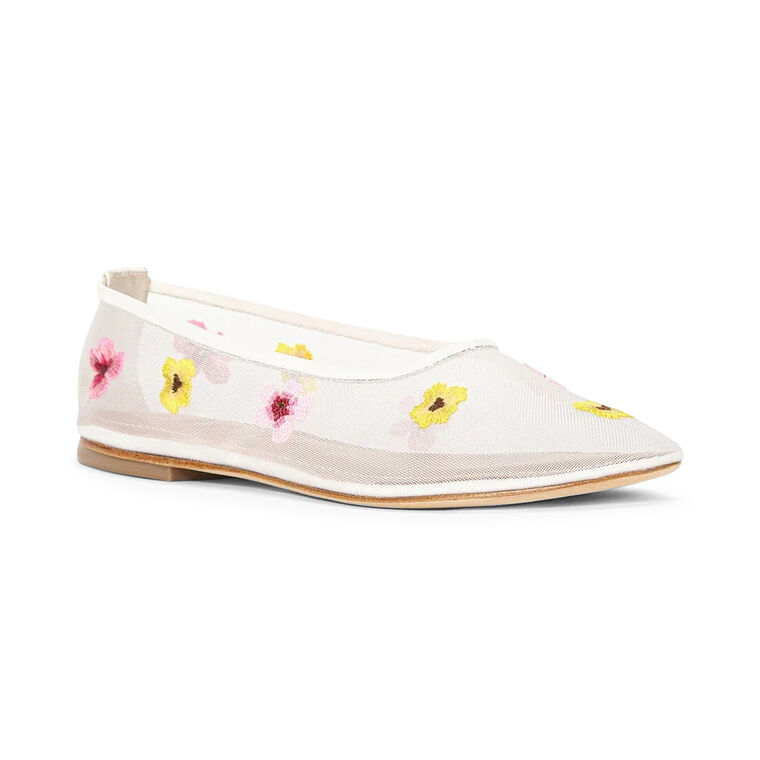 Alba Floral Mesh Ballet Flat image number null