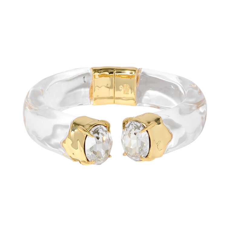 Bonbon Crystal Lucite Hinge Bracelet image number null