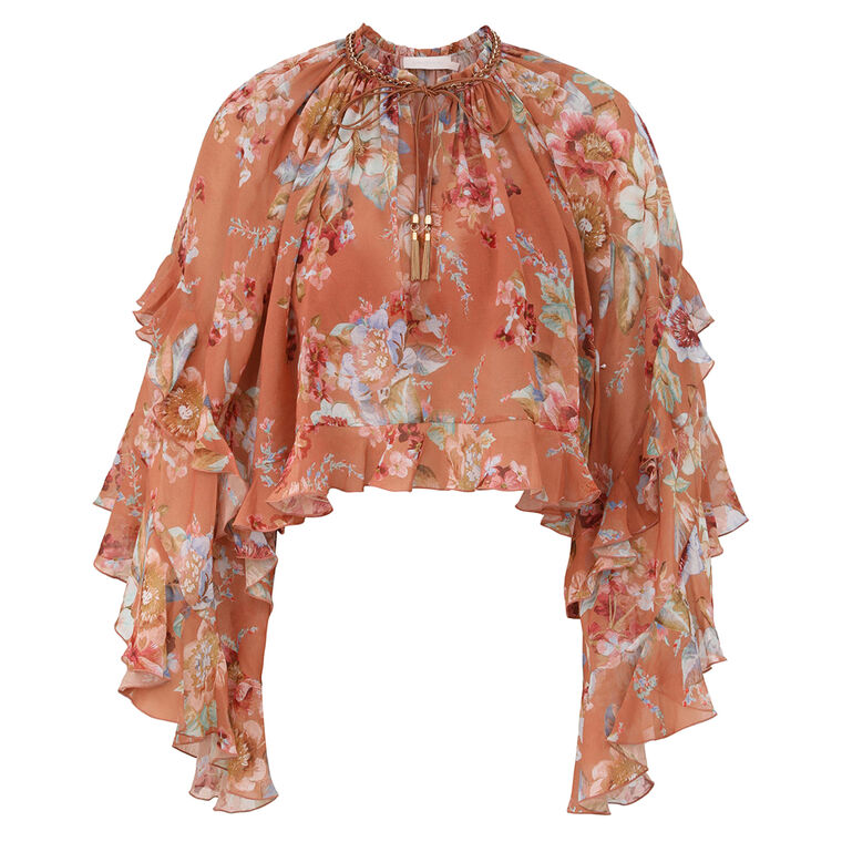 Awaken Ruffle Blouse image number null