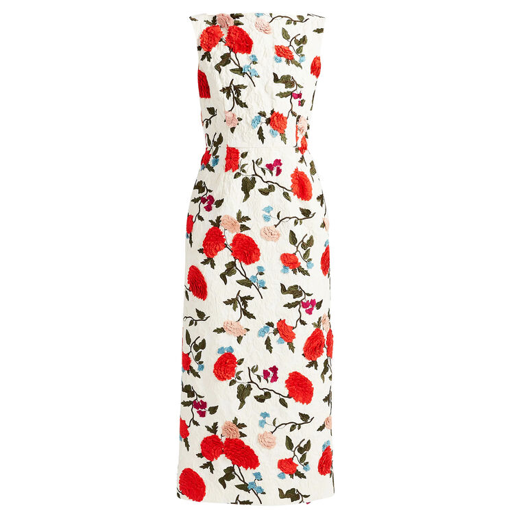 Sleeveless Boat Neck Cocktail Dress image number null