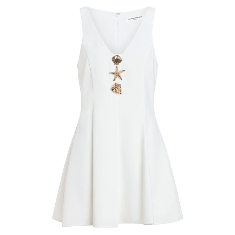 Aries Sleeveless V-Neck Mini Dress image number null