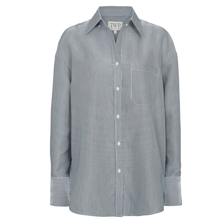 Big Joe Oversized Poplin Shirt image number null