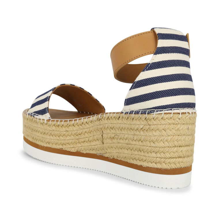 Glyn Stripe Flatform Espadrille Sandal image number null
