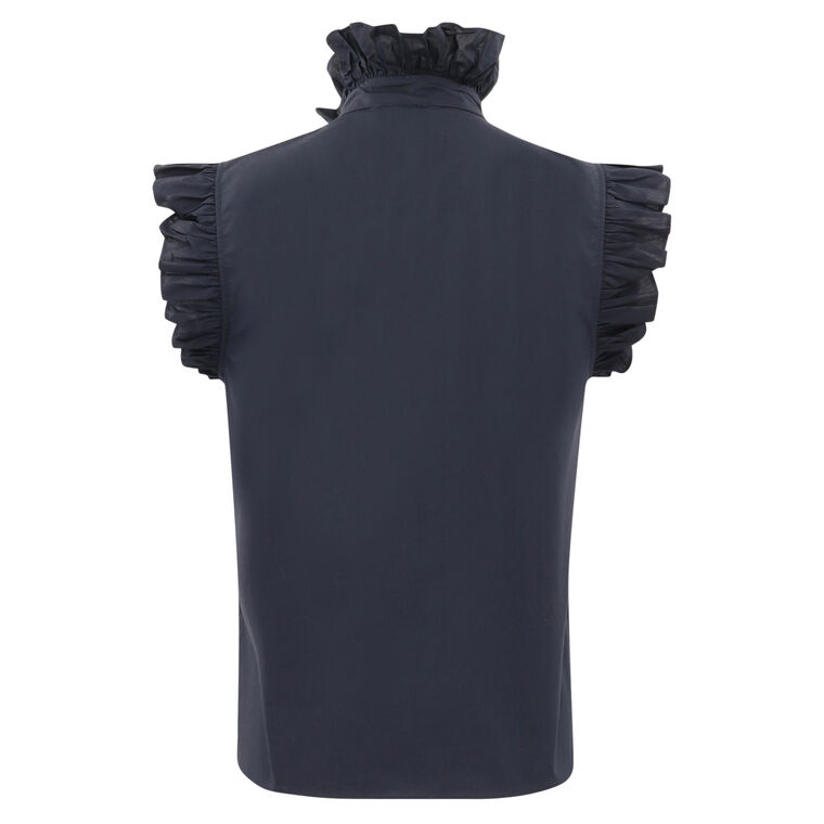 Marfa Short Sleeve Ruffle Detail Top image number null
