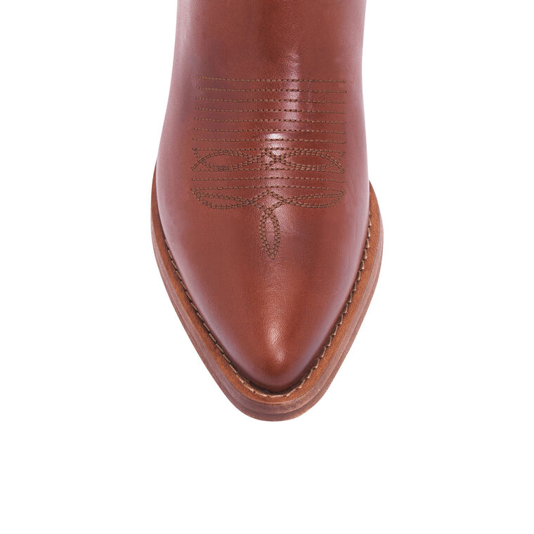 Gigi 55mm Calfskin Leather Cowboy Boot image number null
