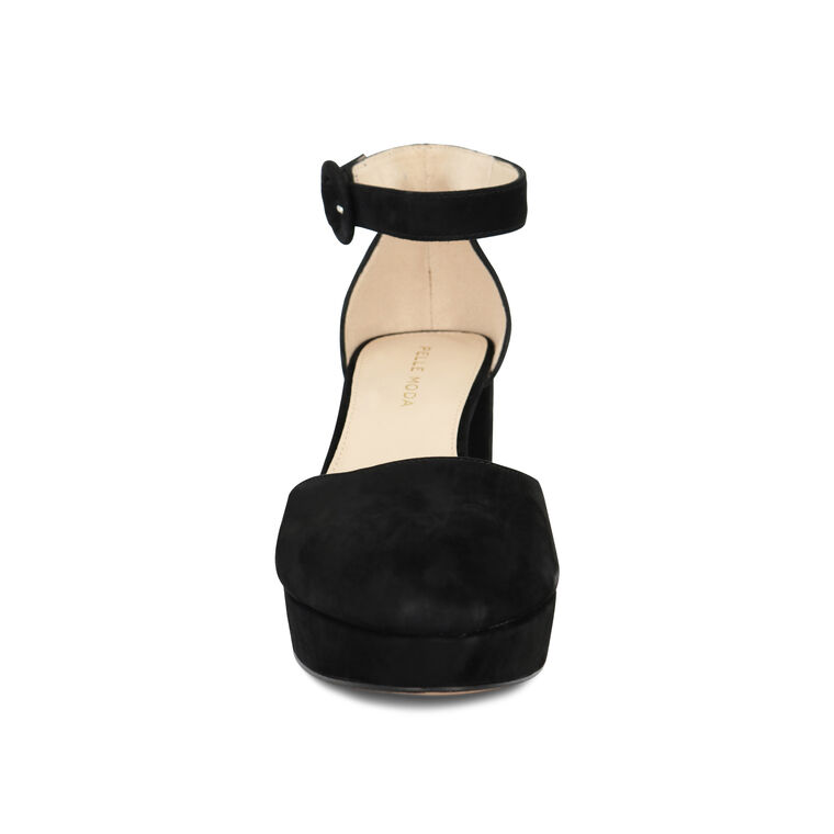 Lenor Suede Block Heel image number null
