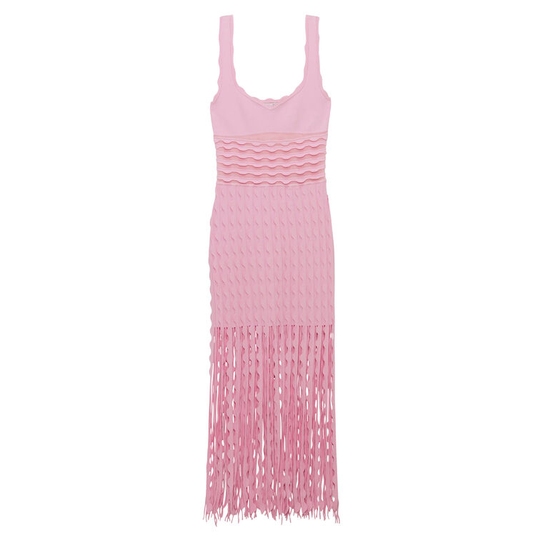 Brionne Scalloped Knit Midi Dress image number null