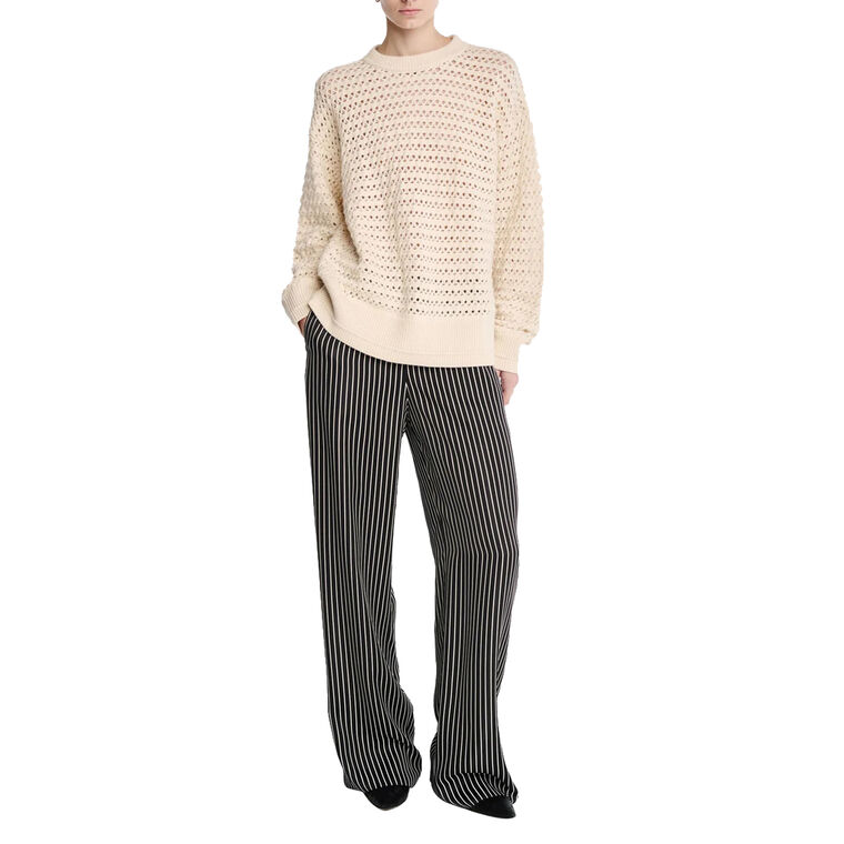 Wide-Leg Pull-On Pant image number null