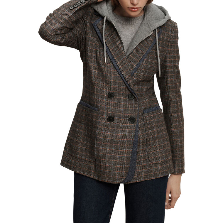 Hedi Plaid Dickey Jacket image number null